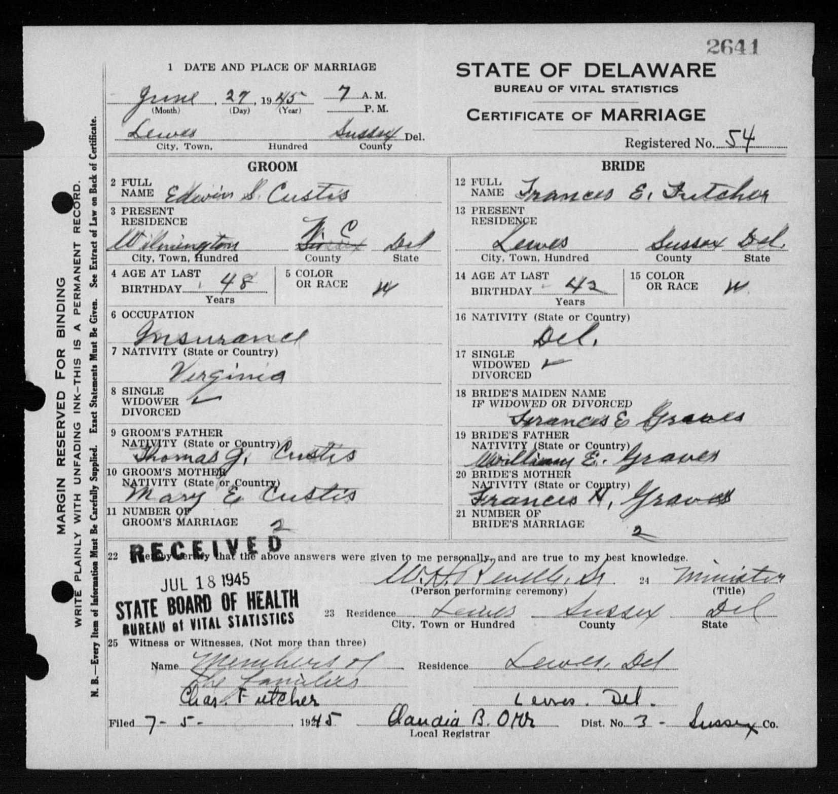 Custis-Edwin_Graves-Frances(1945)-marriagecertificate