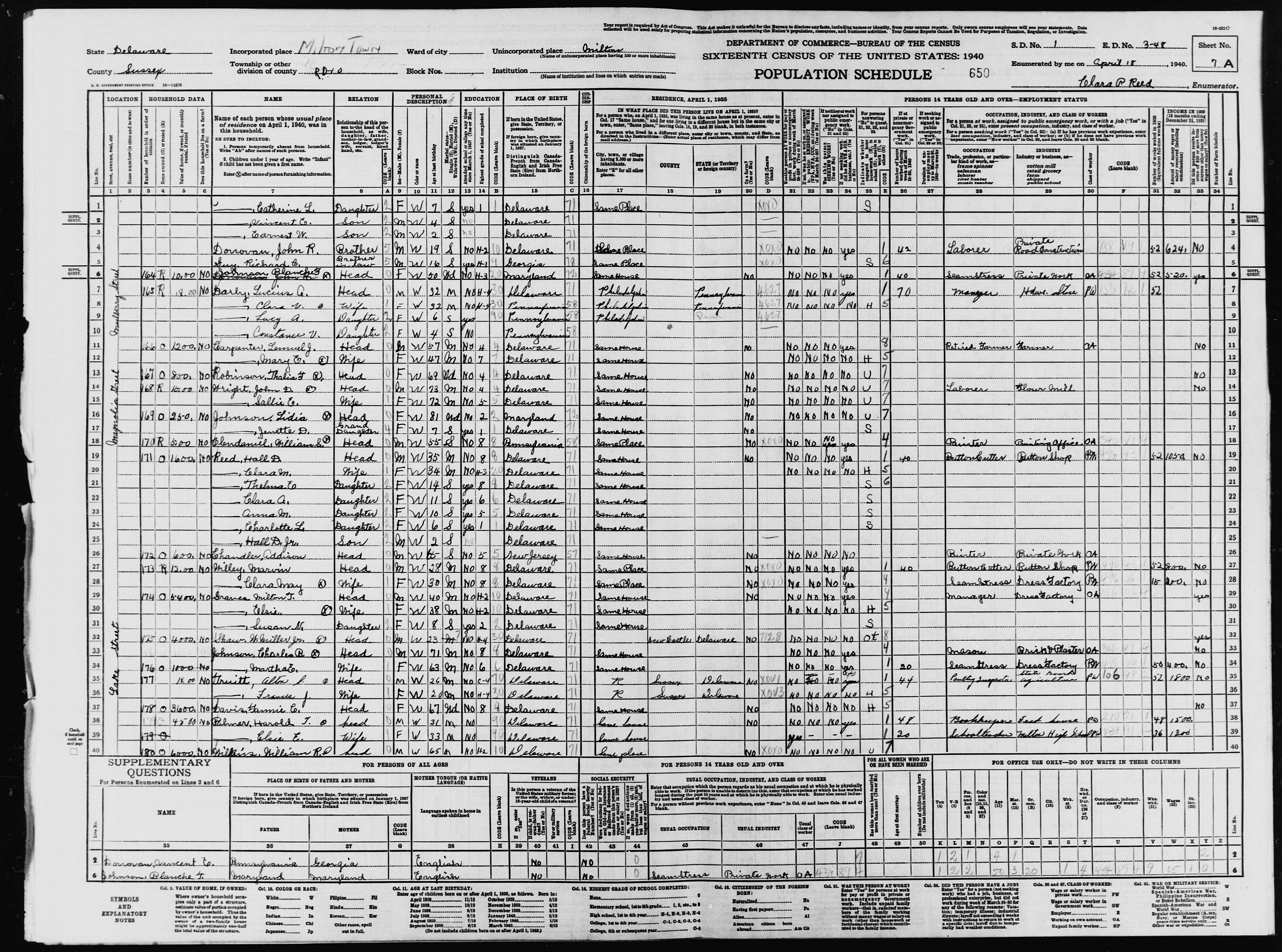 1940-CENSUS_USA-Delaware-Sussex_Milton_p7a