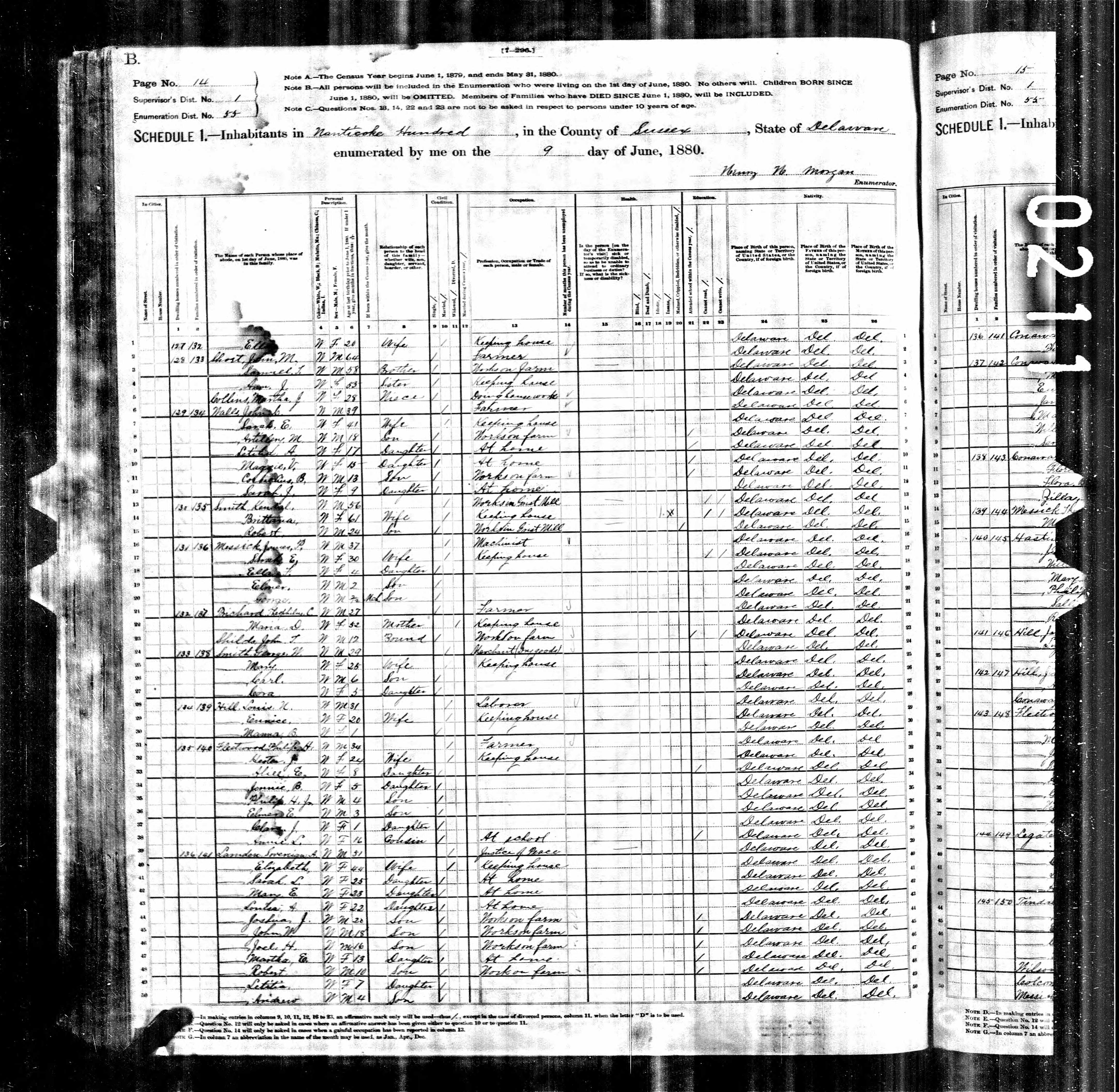 1880-CENSUS_USA-Delaware-Sussex_Nanticoke_p14