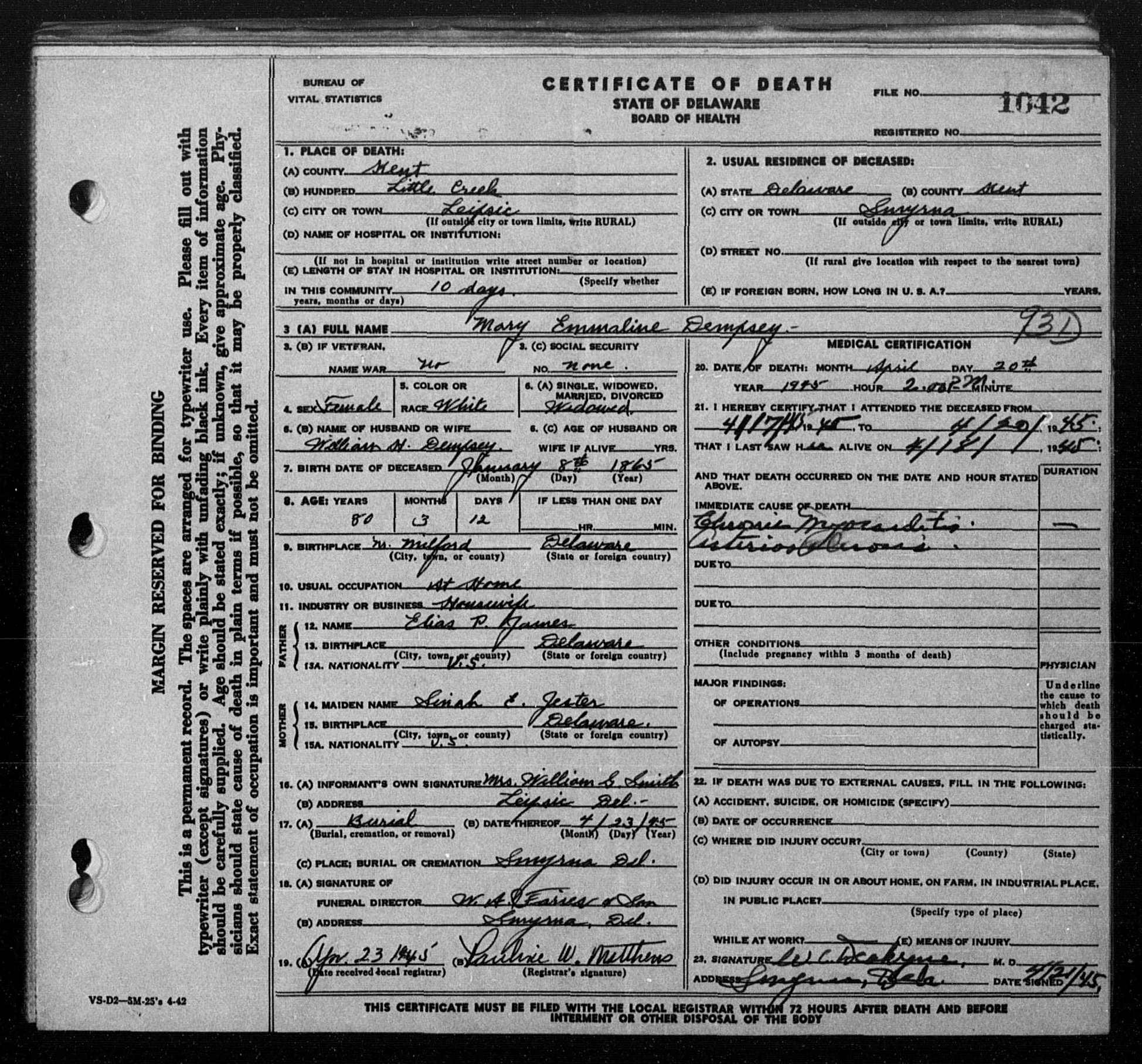 James_Mary-Emmaline(1865-1945)-deathcertificate